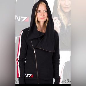 Mass Effect Legendary Edition PS4 N7 ANGL Angel Hoodie Female Normandy